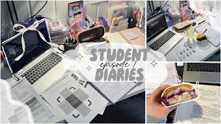 STUDENT DIARIESepisode 1: late night study sessions, daily school life, blindbox unboxing & more