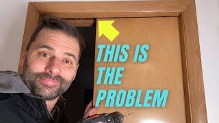 My Pocket Door Came off the Track | How to Fix a pocket door off the track