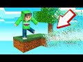 MINECRAFT But The Map SLOWLY DISAPPEARS!