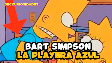 ¿Por qué la camisa de Bart es azul?