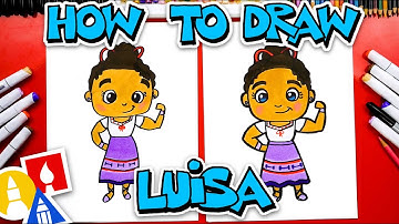 How To Draw Luisa From Encanto