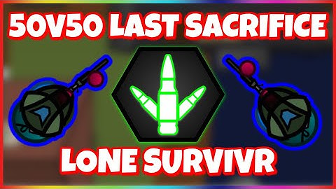 50v50 LAST SACRIFICE IS BACK! || LONE SURVIVR PART 2 || PRO SURVIV.IO GAMEPLAY!