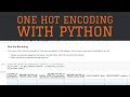 One Hot Encoding with Python | Handling Categorical Data