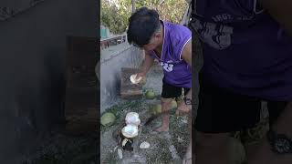 fresh buko.                      #buhayprobinsya