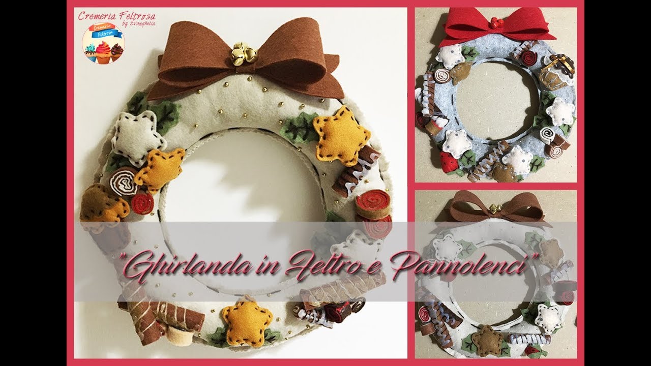 DIY Ghirlanda in Feltro e Pannolenci 