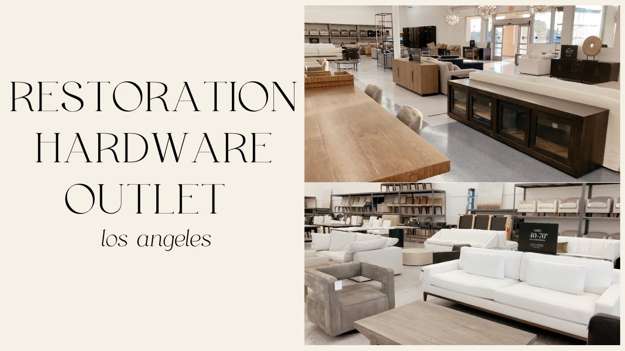 Delightful restoration hardware outlet westbury Restoration Hardware Outlet Culver City Shop With Me Brittany Lopez Youtube