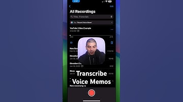 How to Transcribe in iPhone Voice Memo App