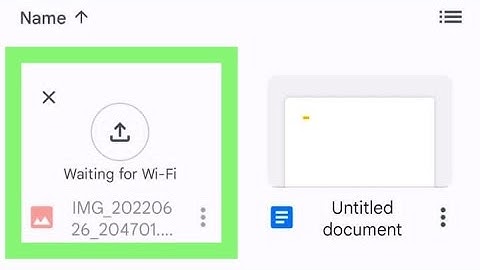 How To Fix Waiting For Wi-Fi In Google Drive | Google Drive Waiting For Wi-Fi Problem