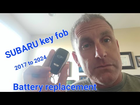 Subaru Key Fob Battery replacement…for all keyless models 2017 to 2024….easy!