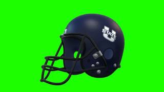 Utah State Aggies helmet 2 chroma