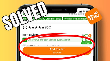 How to add items to your cart on Temu?