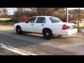 2004 Crown Victoria P71 straight pipe & burnout