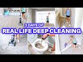 🥵MASSIVE DEEP CLEAN WITH ME | 3 DAYS OF EXTREME CLEANING MOTIVATION | JAMIE'S JOURNEY | HOMEMAKING