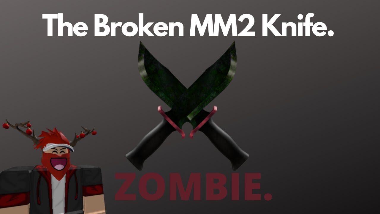 THIS MM2 KNIFE IS BROKEN! [MM2 GLITCHED ZOMBIE KNIFE] YouTube
