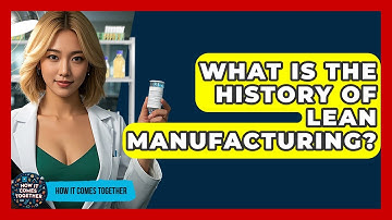 What Is The History Of Lean Manufacturing? - How It Comes Together