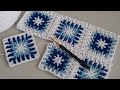 İp Koparmadan Mozaik Kare Motif Birleştirme Nasıl Yapılır? - Beginner Crochet Granny Square Joining