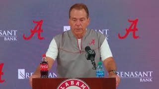 Saban's lecture on the "importance of nothing"