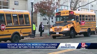 In-person learning delay granted for dozens of schools districts