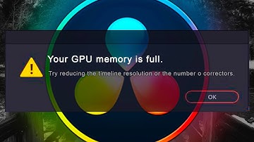 ❌ Solucionar Error GPU memory is Full DaVinci Resolve 16 🎬