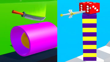 Slice All vs Slicer Knife - Very Satisfying and Relaxing ASMR Slicing Game