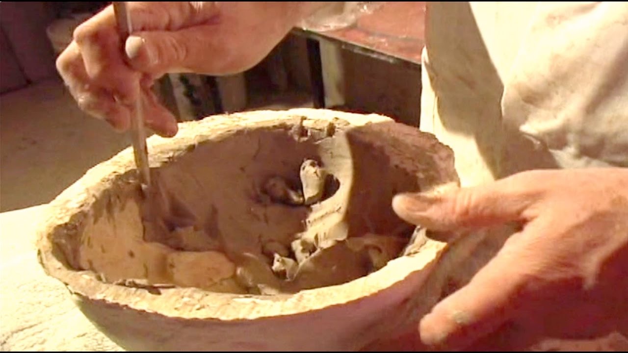 Mask Maker: Removing Clay from Mask Mold