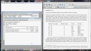 Eviews. Granger. CAUSALITY BETWEEN MONEY AND INTEREST RATE IN CANADA
