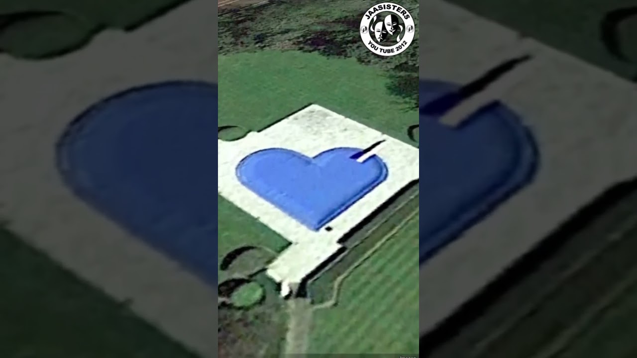 HEART POOL IN GOOGLE EARTH 