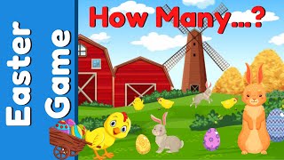 Easter Game For Kids | How Many Bunny Rabbits? screenshot 3
