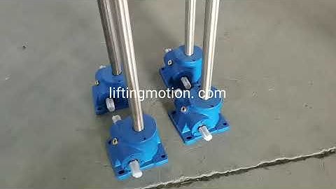 Nut Traveling Screw Jack LMS 2.5T with custom lifting screw---Lifingmotion