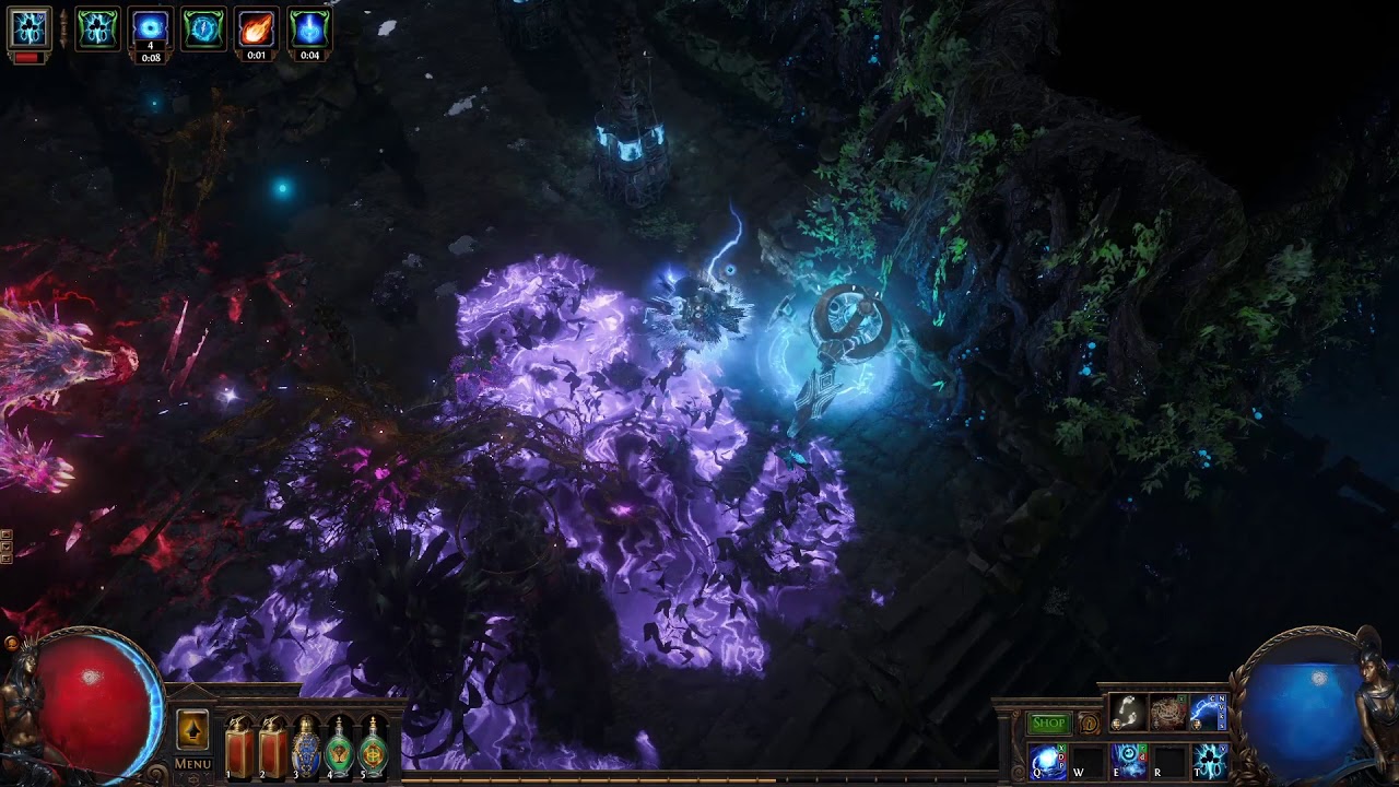 Path of Exile Harvest Sacred Grove boss fight YouTube