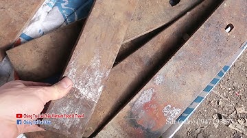 Mang nhíp IFA lên cho chú Chỉnh rèn dao