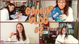 Günlük VLOG #2 | Yüksek Lisans Öğrencisinin 1 Günü 📚 İngilizce Kitap Önerisi ✔ ALES ile İlgili..