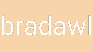Bradawl Definition & Meaning