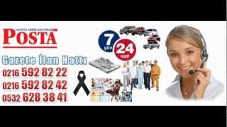 Posta Gazetesi Ilan Bürosu, 0216 592 82 22, 0216 592 82 42