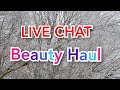 Live beauty haul  milani colourpop revlon toofaced and more with chit chat