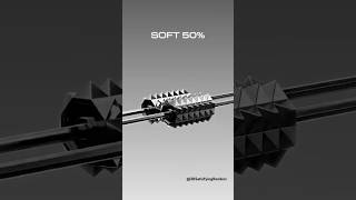 🔥0% Softness VS 🔥100% Softbody Satisfying Cylinder 3D Animation in Blender