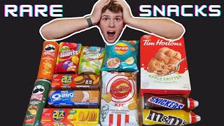 Eating The MOST Rare Snacks in The WORLD • MukBang