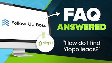 How do I find Ylopo leads in the Follow Up Boss Dashboard?