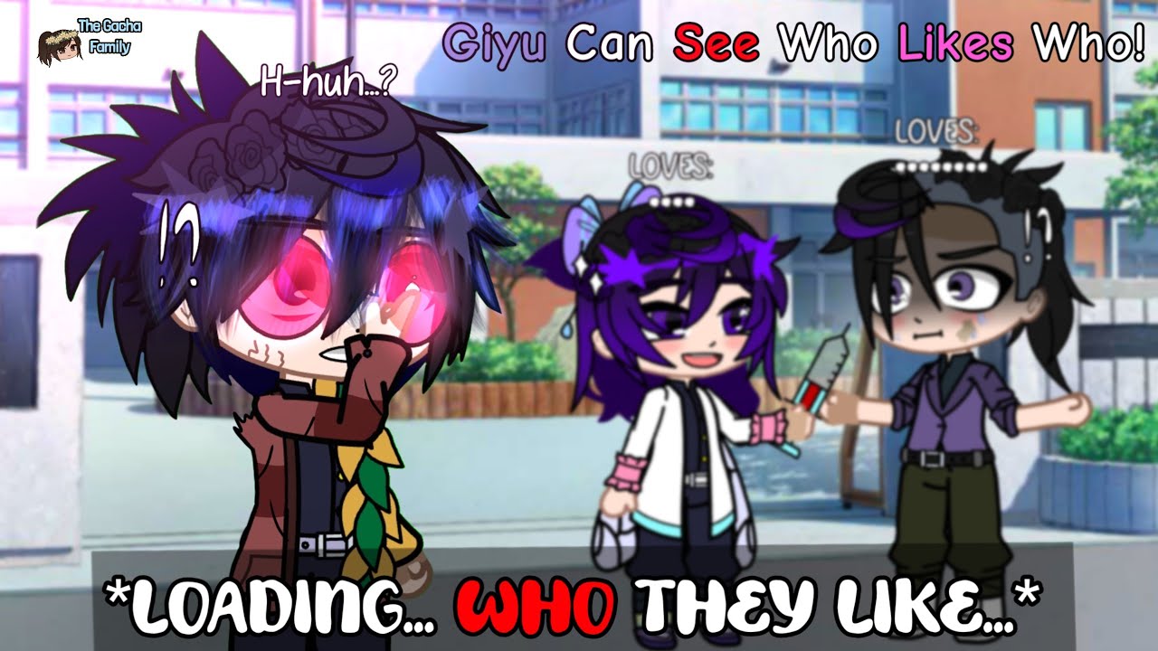 𝙆𝙉𝙔 // 🩷Giyu Can See Who Likes Who!🩷 // Gacha Club x Demon Slayer // ft. Ships?