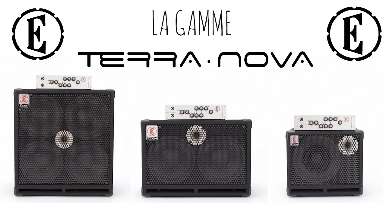 EDEN : présentation de la gamme d'amplis pour basse TERRA NOVA (vidéo de la boite noire)
