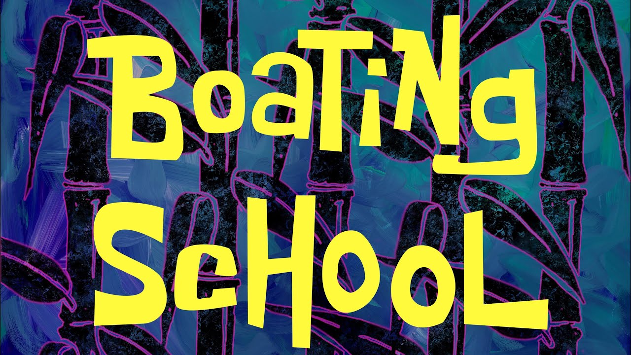 Boating School Title Card (Season 9B Style) YouTube