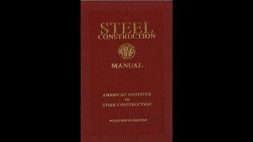 AISC Steel Manual Tricks and Tips #1
