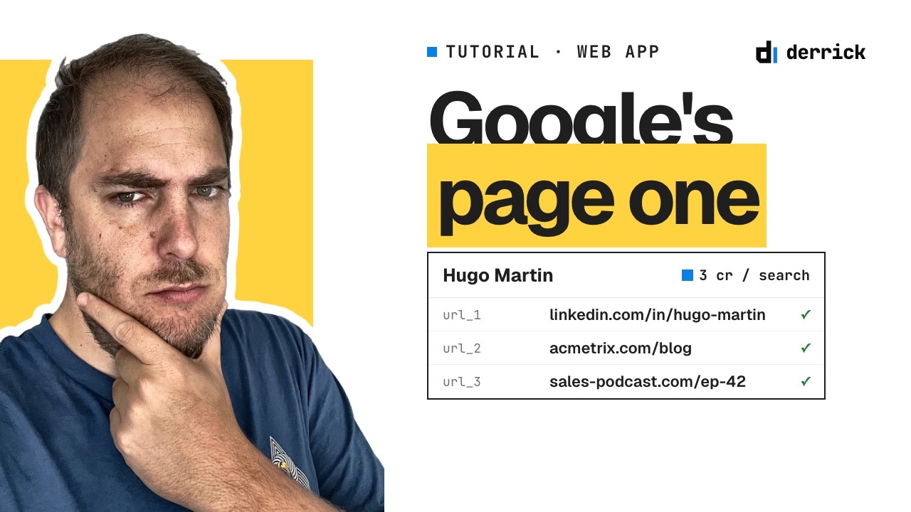 Scrape Google search results into your list, row by row (tutorial)