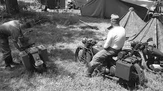 WW2 German Reenactment . Slovakia 2019 Tankove.