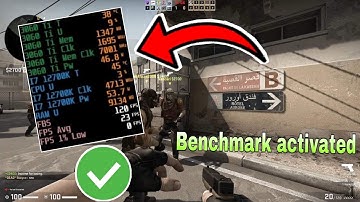 CS:GO FPS Benchmark Solution 2022, حل لاظهار الاحصائيات في كاونتر سترايك #MSI Afterburner
