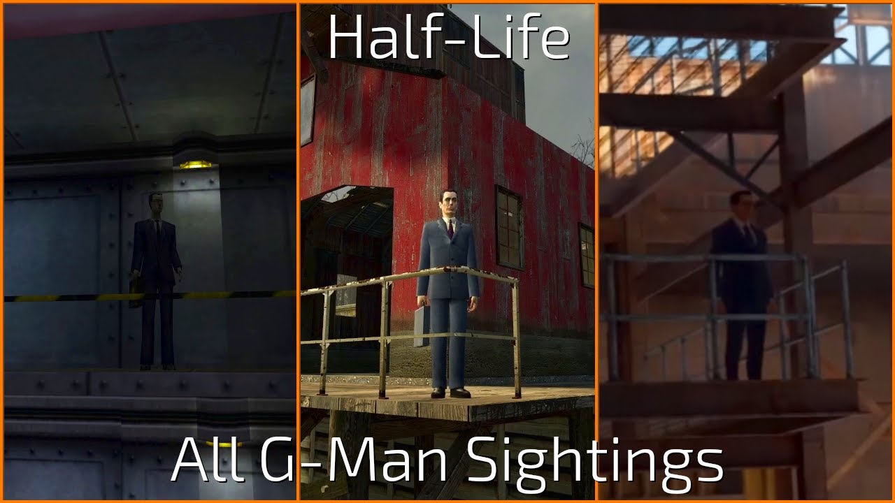 Steam Community :: Guide :: All G-Man Sightings in Half-Life