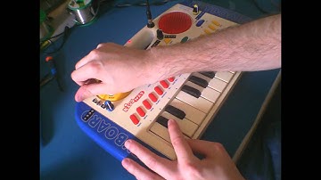 Circuit Bent Kids Way Keyboard by freeform delusion