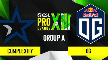 CS:GO - Complexity vs. OG [Inferno] Map 1 - ESL Pro League Season 13 - Group A