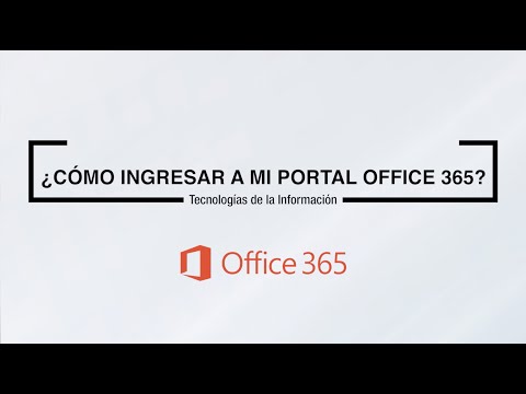 ?¿Cómo ingresar a mi portal de Office 365 USFQ?