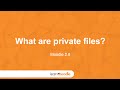 Learn Moodle 2015: Private Files